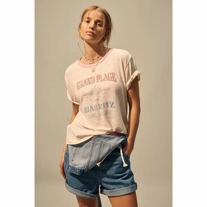 Anthropologie x Pilcro Ringer Graphic T - Grand Place